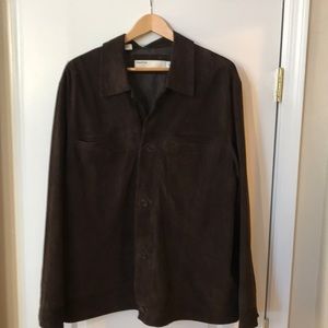 Perry Ellis brown suede men’s jacket.